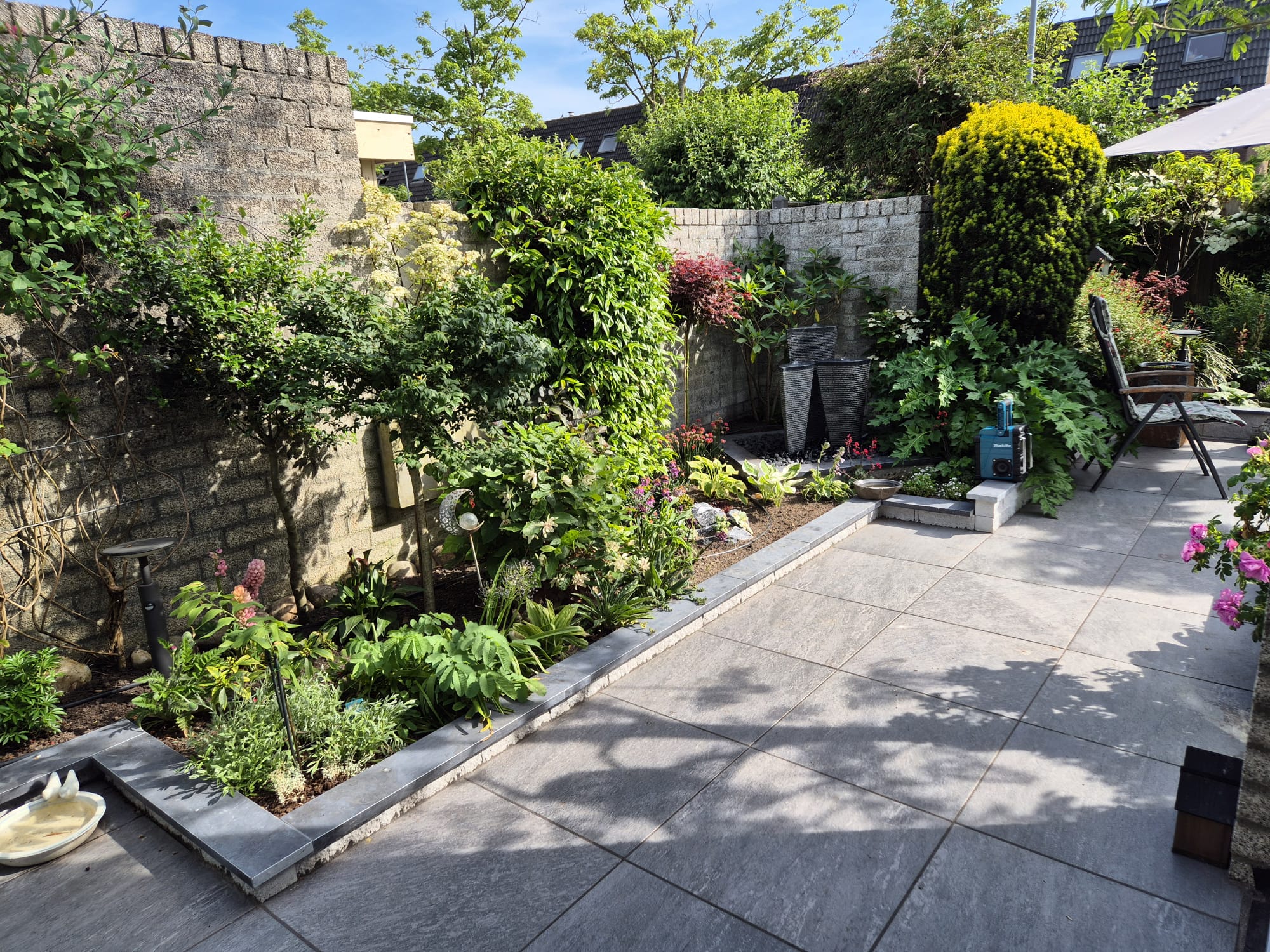 Tuin renovatie — na
